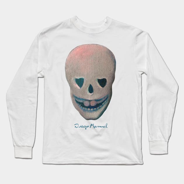 Skull 3 by Diego Manuel. Long Sleeve T-Shirt by diegomanuel